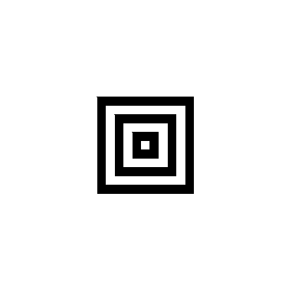 this square appears to get bigger and bigger if you look at the center